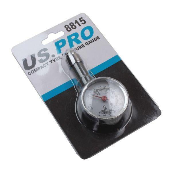 US PRO Tools Tyre Pressure Gauge 7 - 100PSI 8815 - Tools 2U Direct SW