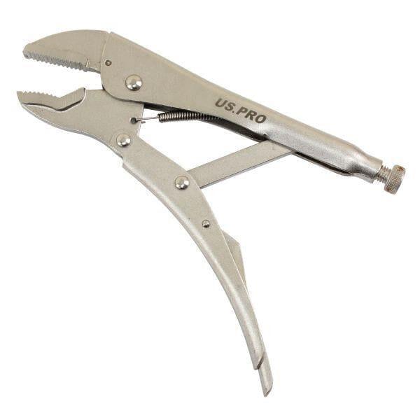 US PRO Tools V-Jaw Locking Mole Grip Pliers 10 Inch 7056 - Tools 2U Direct SW