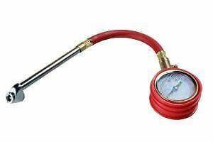 US PRO Tyre Pressure Gauge with Flexible Hose & Air Release Valve B8806 - Tools 2U Direct SW