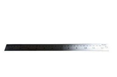 VEWERK BY BERGEN 12" 300mm LONG STAINLESS STEEL RULER B2722 - Tools 2U Direct SW
